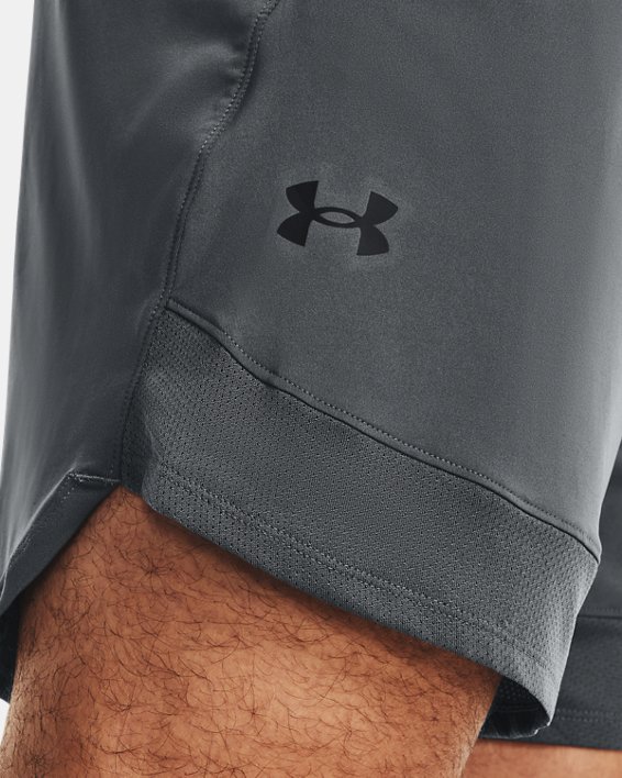 Men's UA Training Stretch Shorts, Gray, pdpMainDesktop image number 3